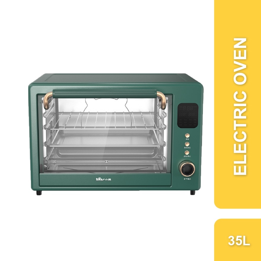 Electric Oven Large Capacity Individually Control Top & Bottom Oven (35L) BEO-GE350L