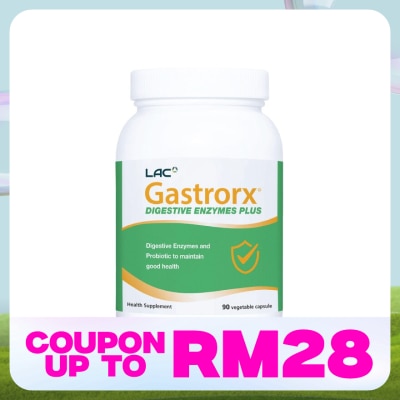 LAC Gastrorx Digestive Enzymes Plus Capsule 90S