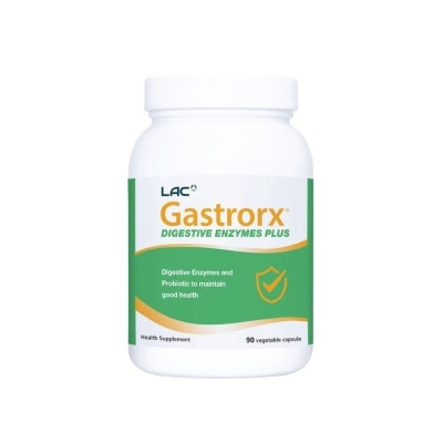 LAC Gastrorx Digestive Enzymes Plus Capsule 90S