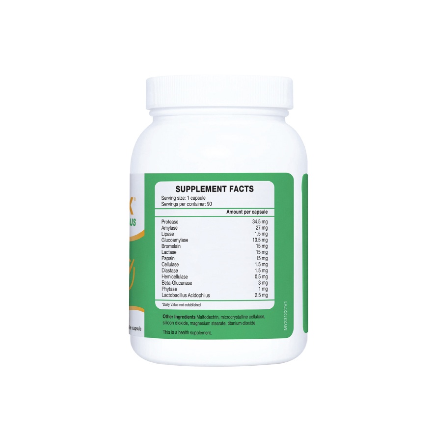 Gastrorx Digestive Enzymes Plus Capsule 90S
