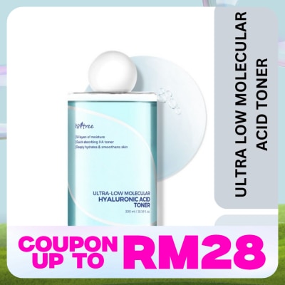 ISNTREE Ultra Low Molecular Hyaluronic Acid Toner 300ml
