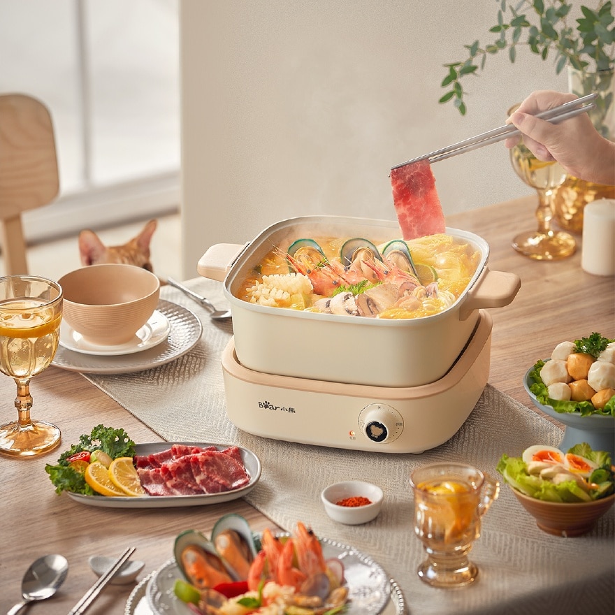 Electric Multi Cooker Non Stick 1500W Knob Control 4.0L (BMC-CM40L)