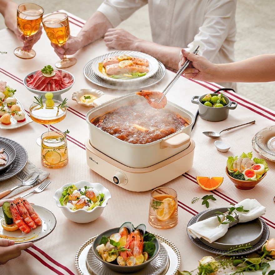 Electric Multi Cooker Non Stick 1500W Knob Control 4.0L (BMC-CM40L)