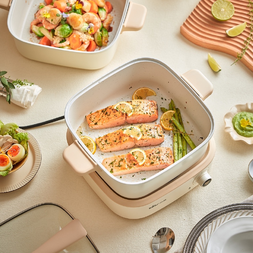 Electric Multi Cooker Non Stick 1500W Knob Control 4.0L (BMC-CM40L)