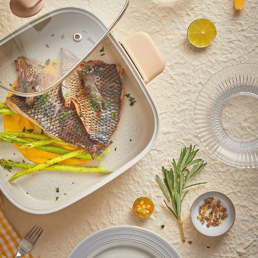 Electric Multi Cooker Non Stick 1500W Knob Control 4.0L (BMC-CM40L)