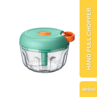 BEAR Small Portable Fast Hand Pull Chopper & Mixer (400ml) BHCM-G04L