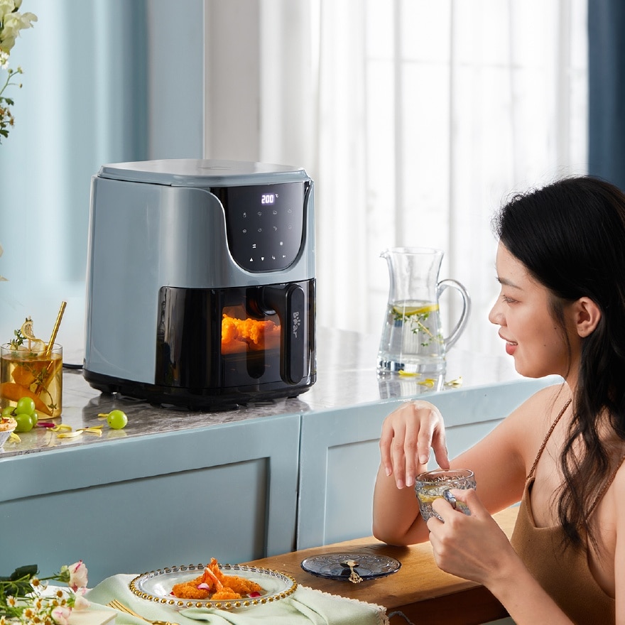 Smart Air Fryer Visual Digital Touch Screen (5L) BAF-GE50L