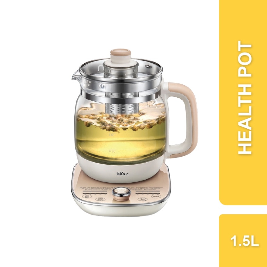 Health Pot Glass Jug Electric Kettle (1.5L) YSH-A15W6