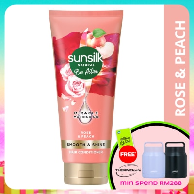 SUNSILK - Natural Bio Active Smooth & Shine Hair Conditioner 330ml