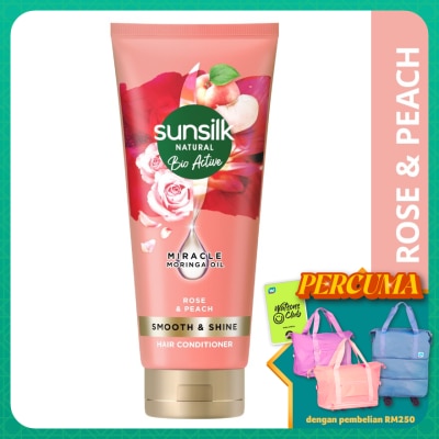 SUNSILK Natural Bio Active Smooth & Shine Hair Conditioner 330ml