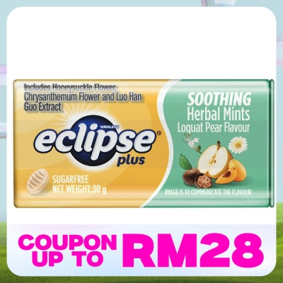ECLIPSE PLUS Soothing Herbal Mints Loquat Pear Flavor 30g