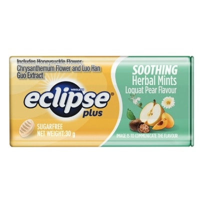 ECLIPSE PLUS Soothing Herbal Mints Loquat Pear Flavor 30g