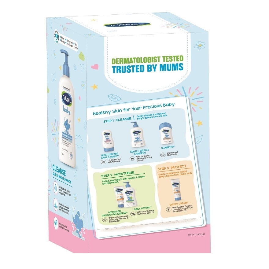 Gentle Wash & Shampoo 400ml x 2 +  GWP