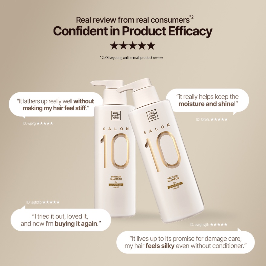 Salon 10 Protein Shampoo 500ml image