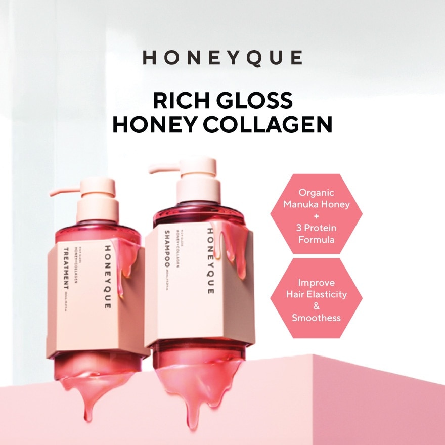 Rich Gloss Honey Collagen Shampoo 450ml