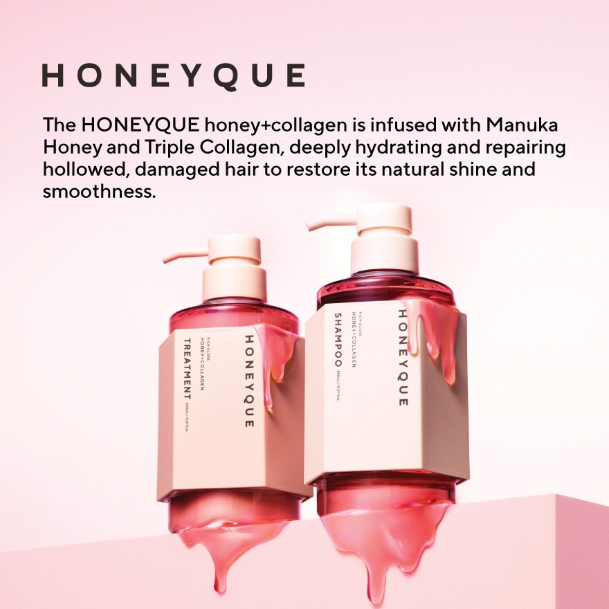 Rich Gloss Honey Collagen Shampoo 450ml