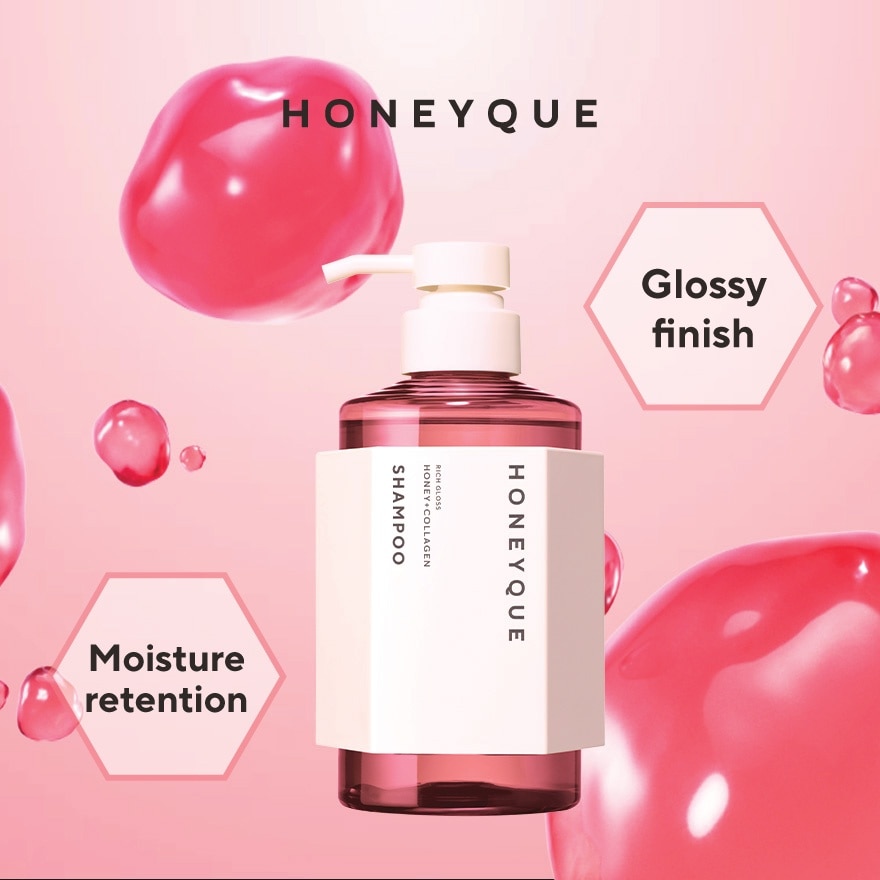 Rich Gloss Honey Collagen Shampoo 450ml