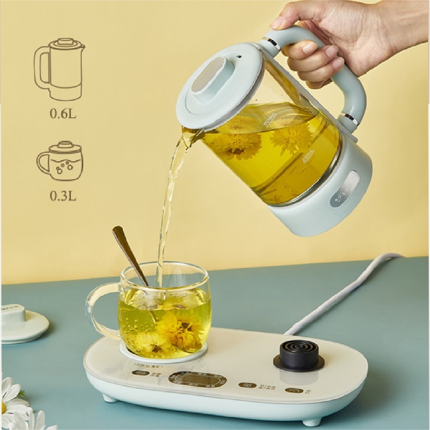 2 In 1 Health Pot Electric Glass Kettle (0.6L & 0.3L) BHP-G06L