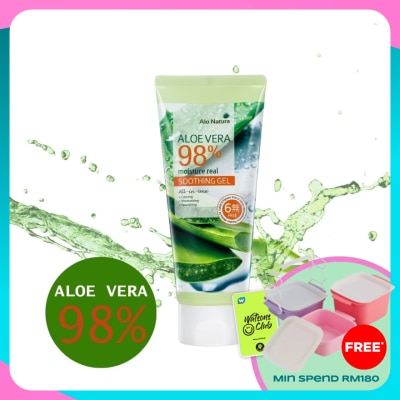 ALO NATURA Aloe Vera 98% Moisture Real Soothing Gel 150ml