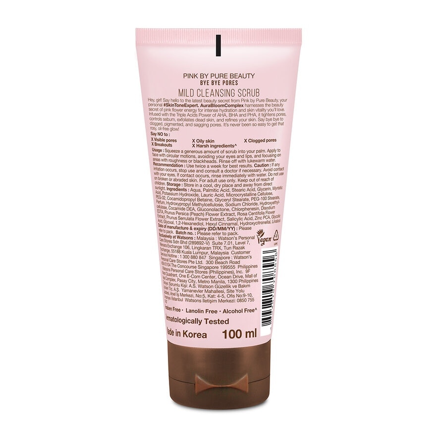 Bye Bye Pores Mild Cleansing Scrub 100ml