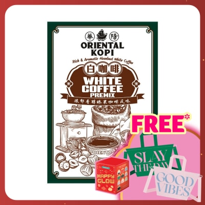 ORIENTAL KOPI Hazelnut White Coffee 40g X 10's