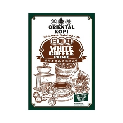 ORIENTAL KOPI Hazelnut White Coffee 40g X 10's