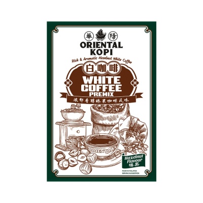 ORIENTAL KOPI - Hazelnut White Coffee 40g X 10's