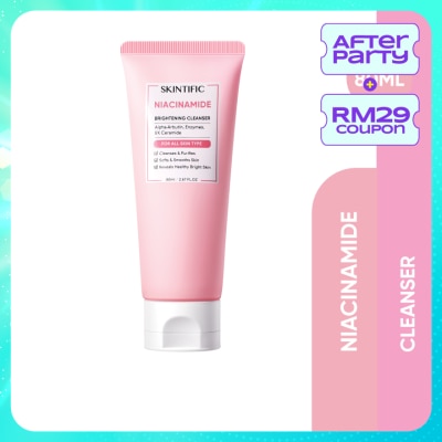 SKINTIFIC Niacinamide Brightening Facial Cleanser 80ml
