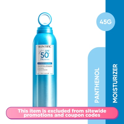 SKINTIFIC Outdoor Sunscreen Spray SPF 50+ PA++++ 250ml
