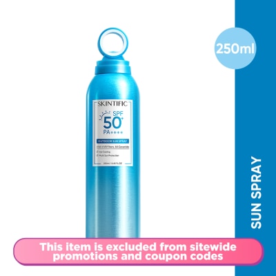 SKINTIFIC - Outdoor Sunscreen Spray SPF 50+ PA++++ 250ml