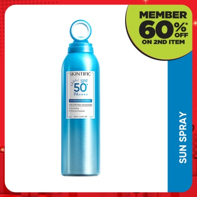 SKINTIFIC Outdoor Sunscreen Spray SPF 50+ PA++++ 250ml