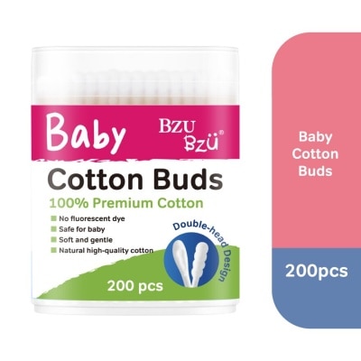 BZU BZU Baby Cotton Buds 200 Pcs