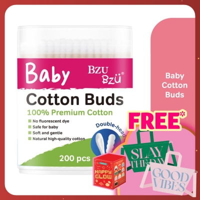 BZU BZU Baby Cotton Buds 200 Pcs
