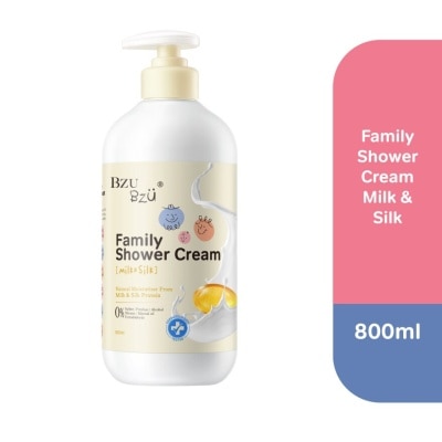 BZU BZU Family Shower Cream Milk & Silk 800ml