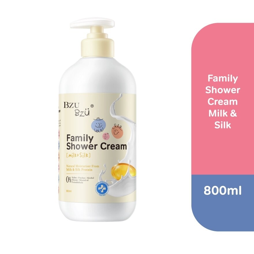 Family Shower Cream Milk & Silk 800ml