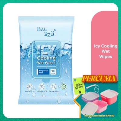 BZU BZU - Icy Cooling Wet Wipes 10s