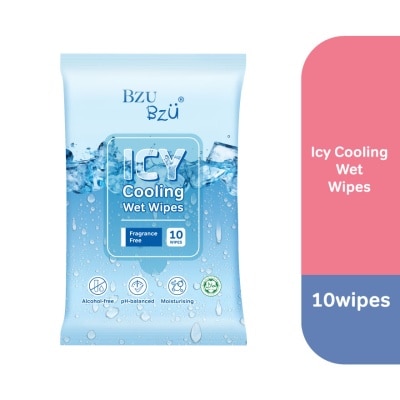 BZU BZU Icy Cooling Wet Wipes 10s