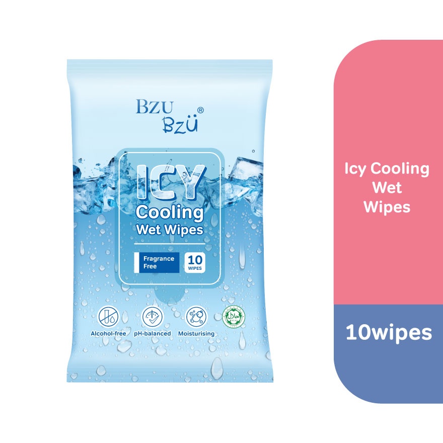 Icy Cooling Wet Wipes 10s