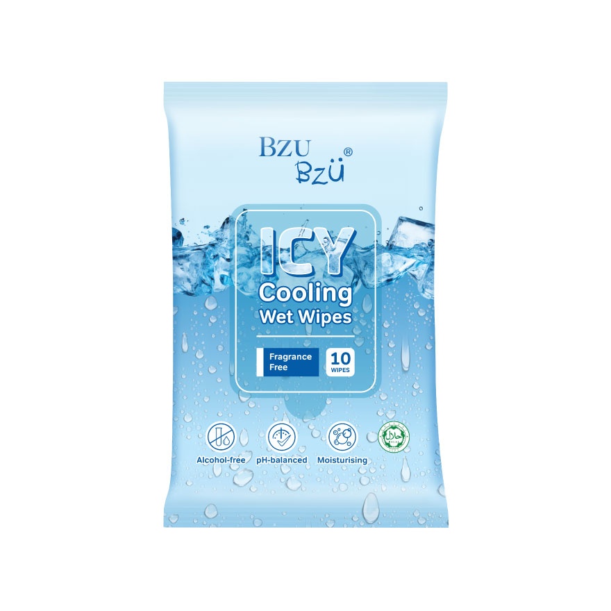 Icy Cooling Wet Wipes 10s