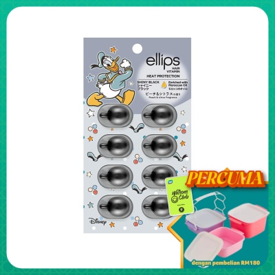 ELLIPS - Hair Vitamin Disney Donald Shiny Black 8's