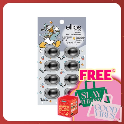 ELLIPS Hair Vitamin Disney Donald Shiny Black 8's