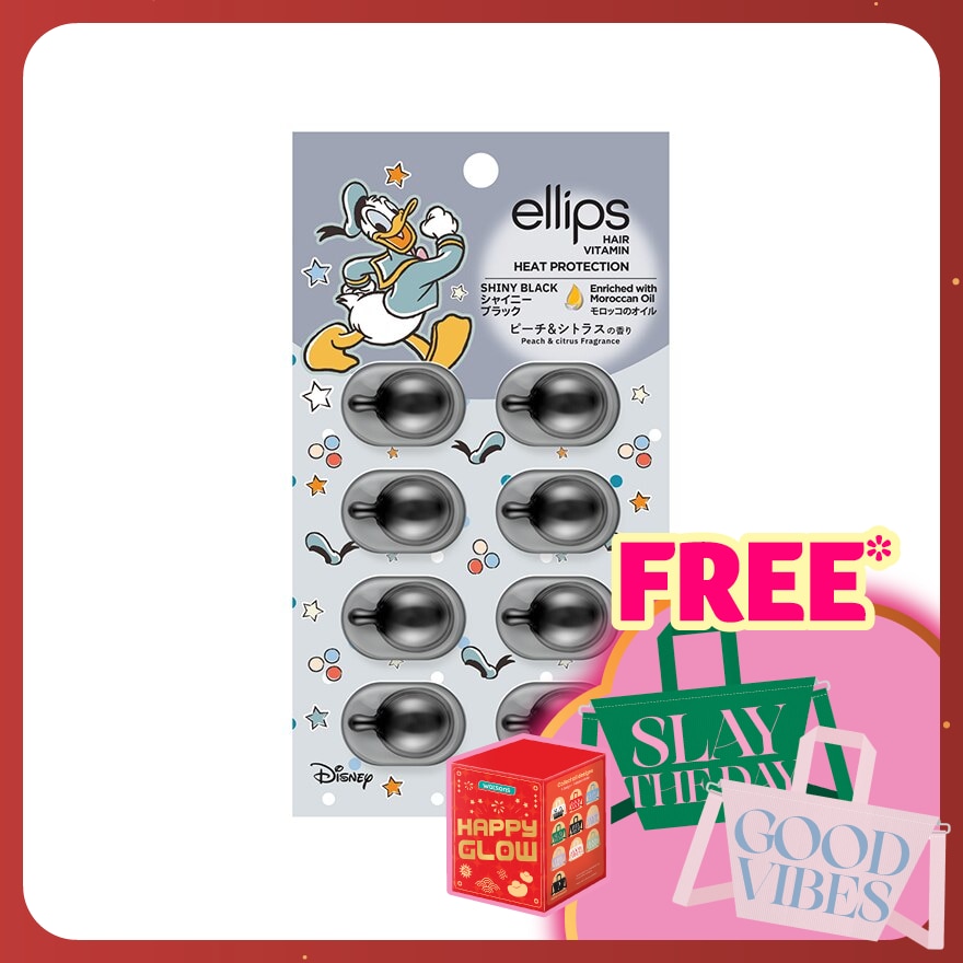 Hair Vitamin Disney Donald Shiny Black 8's