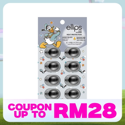 ELLIPS Hair Vitamin Disney Donald Shiny Black 8's