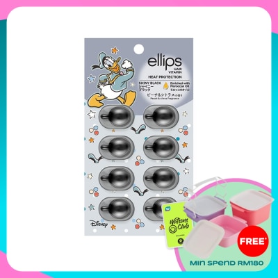 ELLIPS Hair Vitamin Disney Donald Shiny Black 8's