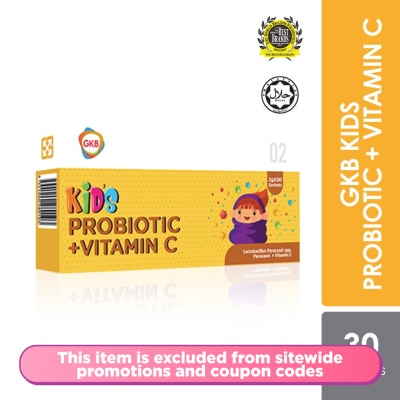 GKB Kids Probiotic + Vitamin C 30s