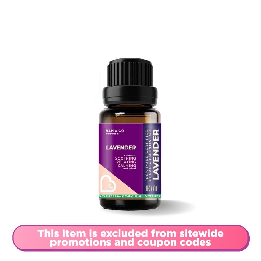 Lavender Organic Essential Oil 10ml