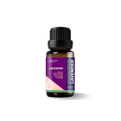 BAM & CO Lavender Organic Essential Oil 10ml