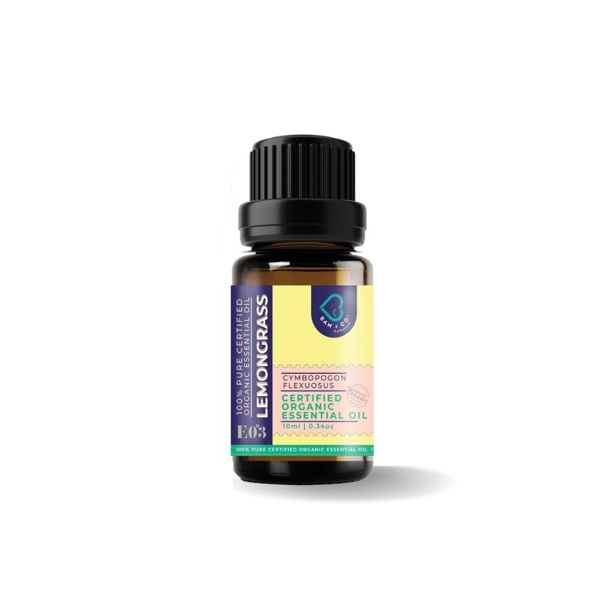 Lemongrass Organic Essential Oil 10ml