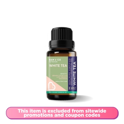 BAM & CO White Tea Organic Essential Oil 10ml