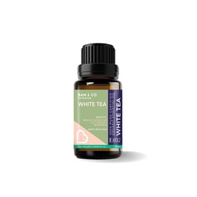 BAM & CO White Tea Organic Essential Oil 10ml